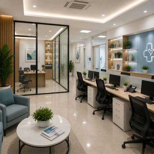 Healthcare Office Interior in Delhi NCR Healthcare Office Interior in Delhi NCR