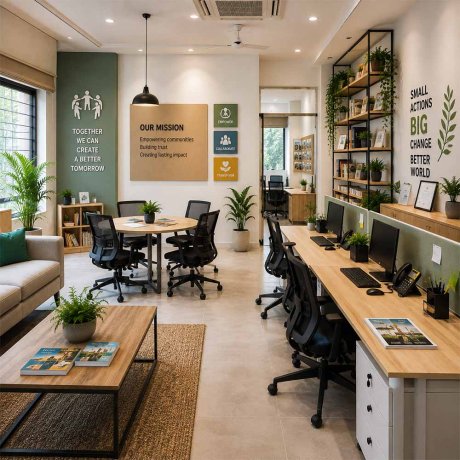 NGO Office Interior in Delhi NCR