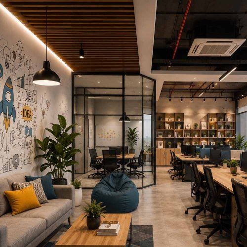 Startup Office Interior in Delhi NCR Startup Office Interior in Delhi NCR
